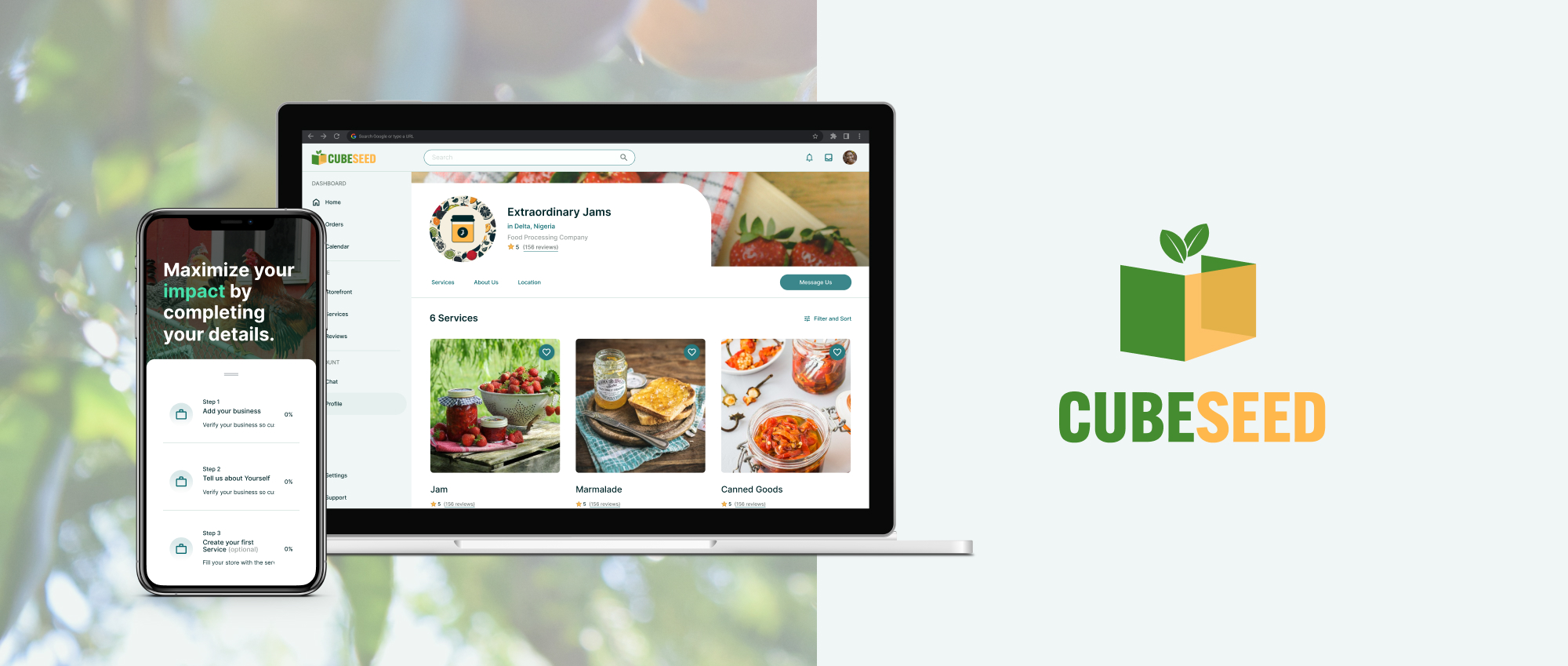 Cubeseed Website
