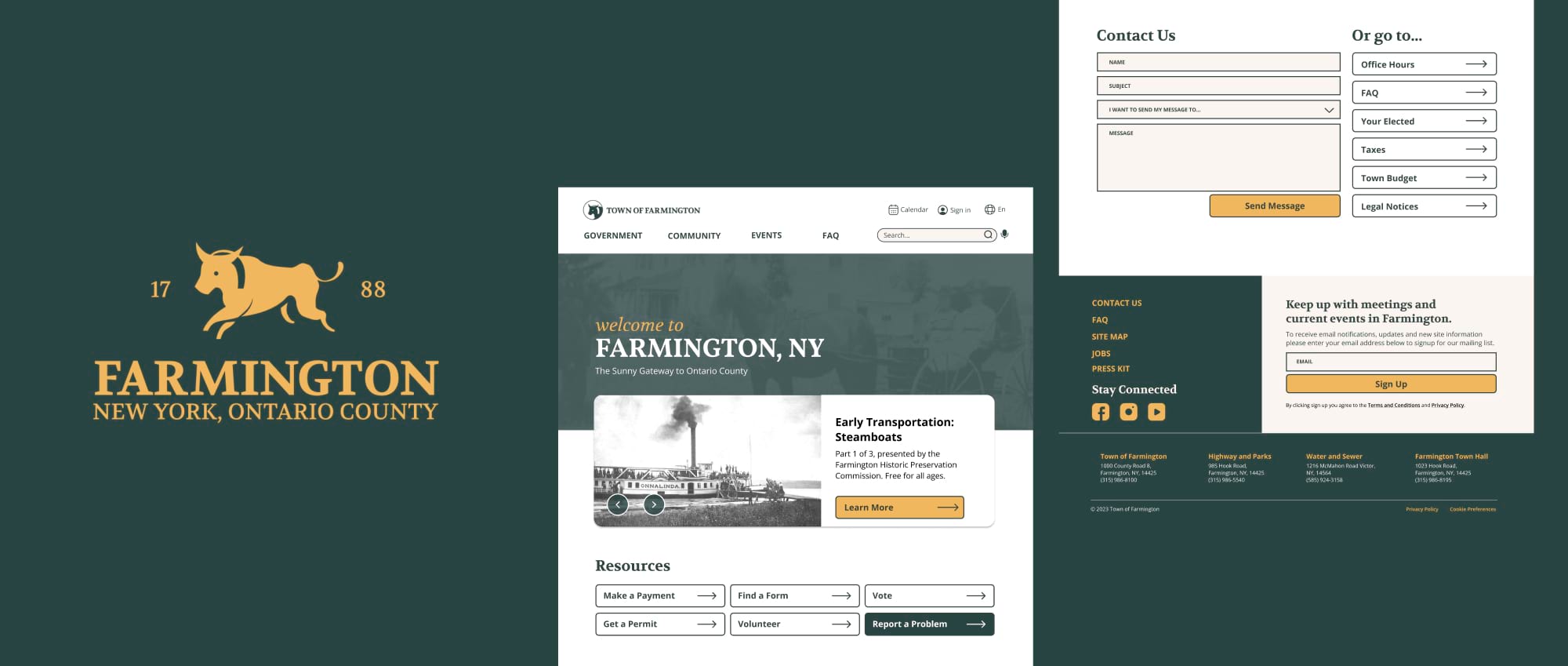 Municipal E-Government Site