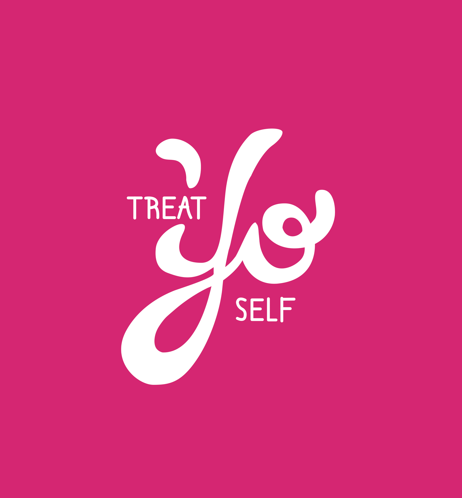 Logo against brand colors